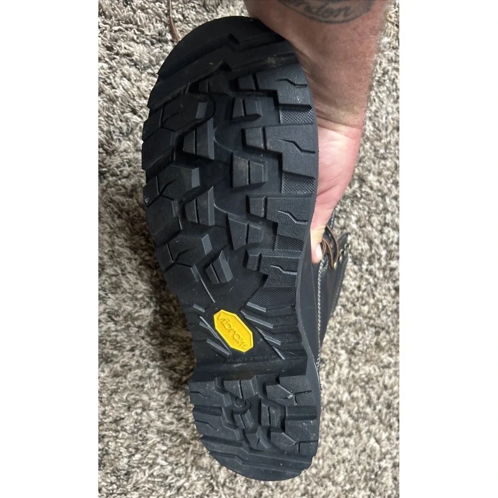 Danner Quarry USA‎ Gore-Tex Work Boots Men's 9.5 Black Vibram EH Safety Made USA